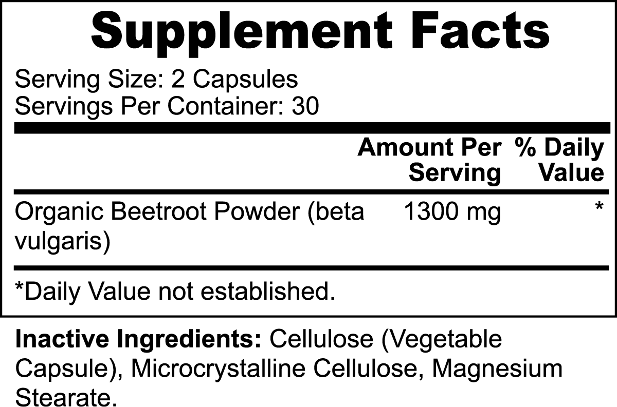 Beetroot Capsuled Powder